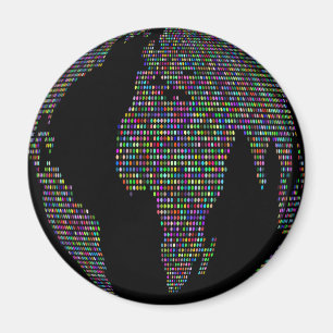 wereldbol van de wereldaardplaneet magneet