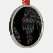 wereldbol van de wereldaardplaneet metalen ornament (Rechts)
