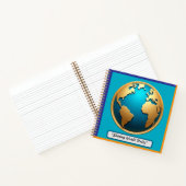 "Wereldbol van Goud" Notitieboek (Binnen)