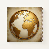 "Wereldbol van Goud" Notitieboek (Achterkant)