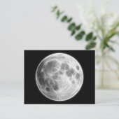 Wereldbol van het Moon Lunar Planet Briefkaart (Staand voorkant)