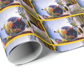 Wereldbol van Imperial Airways Cadeaupapier (Rol Hoek)