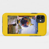 Wereldbol van Imperial Airways Case-Mate iPhone Case (Achterkant (horizontaal))