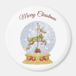 Wereldbol van rendierwater Magnet