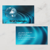 Wereldbol Visitekaartje (Voorkant / Achterkant)