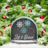 Wereldbol voor kerstsneeuw sneeuwbol (Kerstmis)