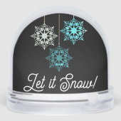 Wereldbol voor kerstsneeuw sneeuwbol (Achterkant)