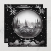 Wereldbol winterlandschap (Voorkant / Achterkant)