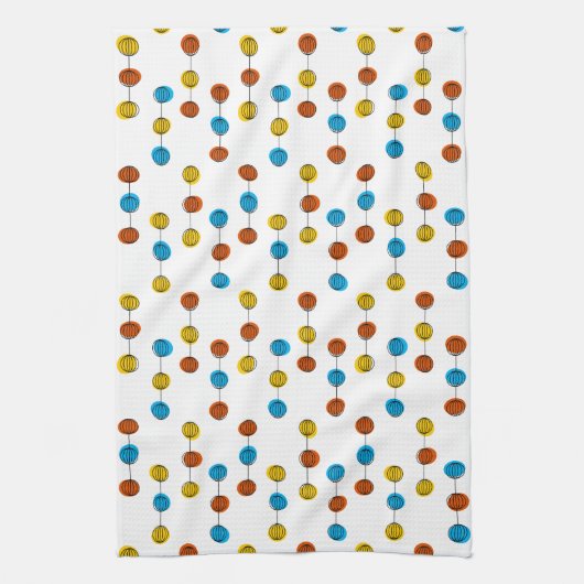 Wereldbollen keukenhanddoeken (Verticaal)