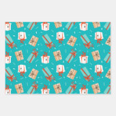 Wereldbollen met kerstinnevel Gifts Wrapping Paper (Voorkant 2)