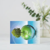 Wereldboom - ecologie briefkaart (Staand voorkant)