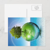 Wereldboom - ecologie briefkaart (Voorkant / Achterkant)