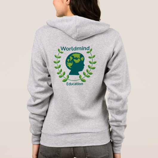 Wereldbrein Hoodie (Achterkant)
