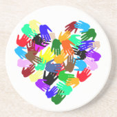 Wereldbroederschap Zandsteen Onderzetter (Voorkant)