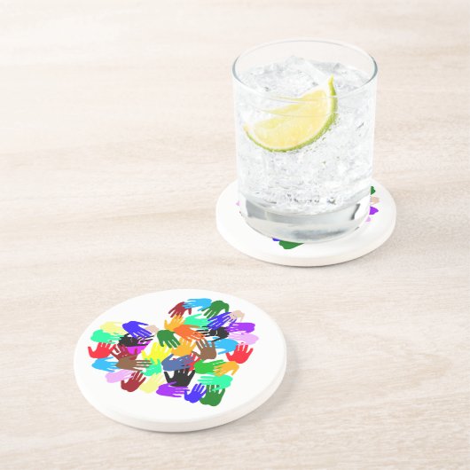 Wereldbroederschap Zandsteen Onderzetter (Zijkant)