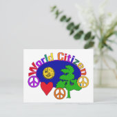 Wereldburger Briefkaart (Staand voorkant)