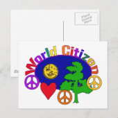 Wereldburger Briefkaart (Voorkant / Achterkant)