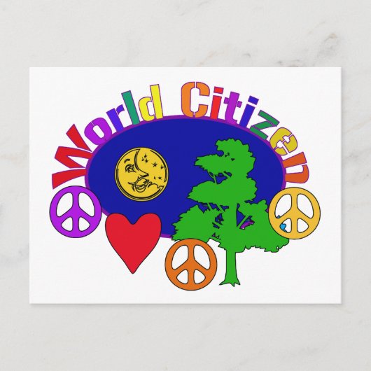 Wereldburger Briefkaart (Voorkant)