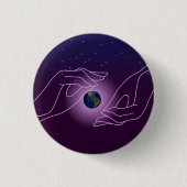 WereldButton Ronde Button 3,2 Cm (Voorkant)