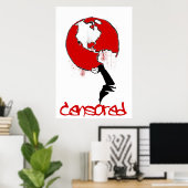 Wereldcensuur Poster (Thuiskantoor)