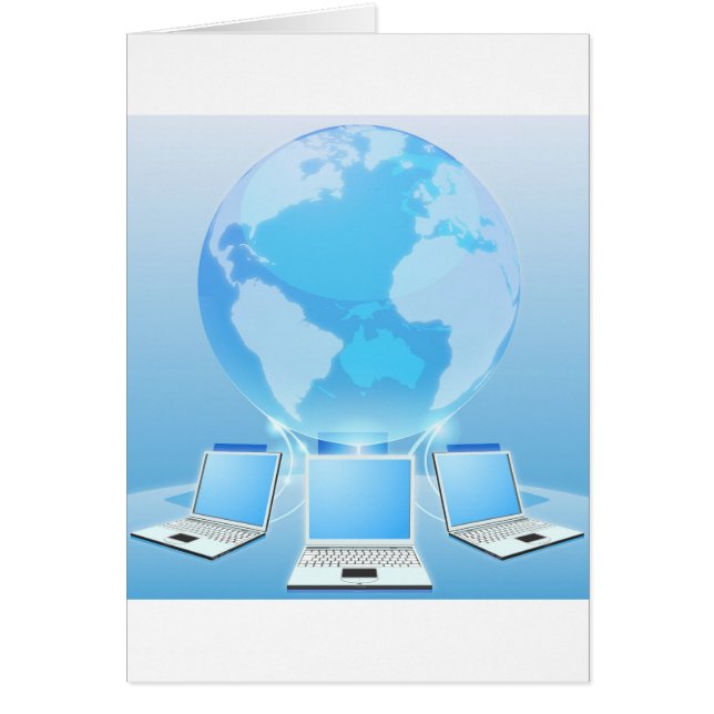 Wereldconcept computernetwerk (Voorkant)