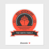 wereldcruise sticker (Vel)