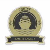 wereldcruise sticker (Voorkant)