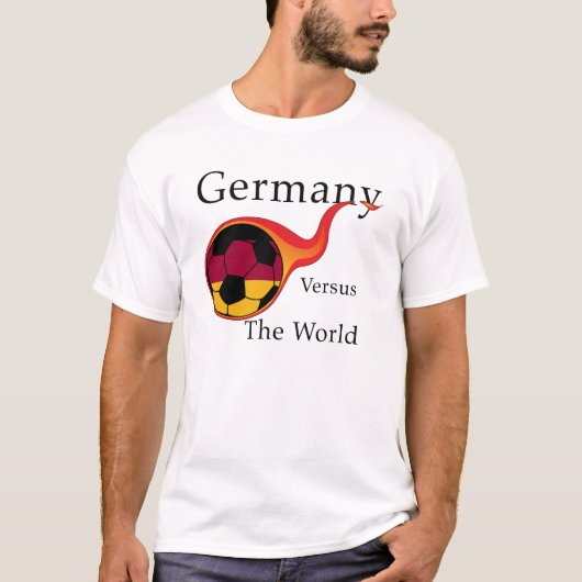 Wereldcup - Duitsland versus de wereld T-shirt (Voorkant)