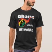 Wereldcup - Ghana versus de wereld T-shirt (Voorkant)