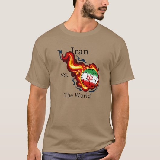 Wereldcup - Iran vs. het WK T-shirt (Voorkant)