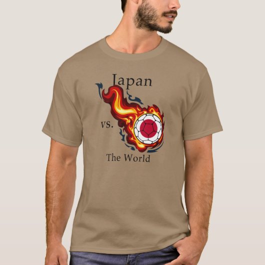 Wereldcup - Japan versus de wereld T-shirt (Voorkant)