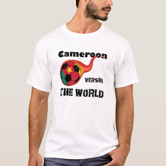 Wereldcup - Kameroen versus de wereld T-shirt (Voorkant)