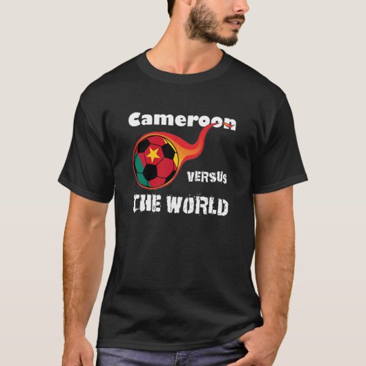 Wereldcup - Kameroen versus de wereld T-shirt (Voorkant)