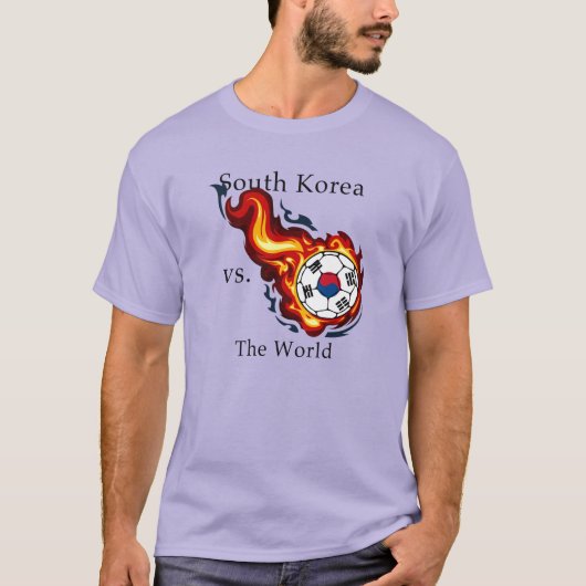 Wereldcup - Zuid-Korea vs. het WK T-shirt (Voorkant)