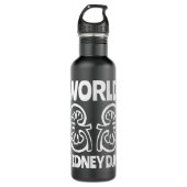 Werelddag - Openbaar bewustzijn Waterfles (Voorkant)