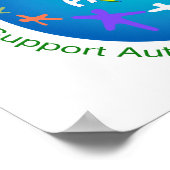 Werelddag van autisme poster (Hoek)