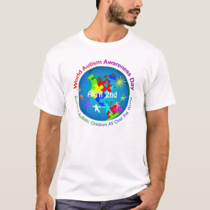 Werelddag van autisme t-shirt