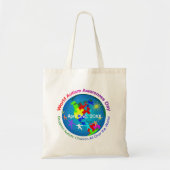 Werelddag van autisme tote bag (Voorkant)
