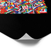 Werelddag van de Aarde Alle Landen Vallen in het h Poster (Hoek)