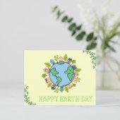 Werelddag van de Aarde Briefkaart (Staand voorkant)