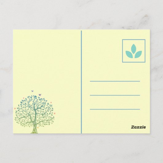 Werelddag van de Aarde Briefkaart (Achterkant)