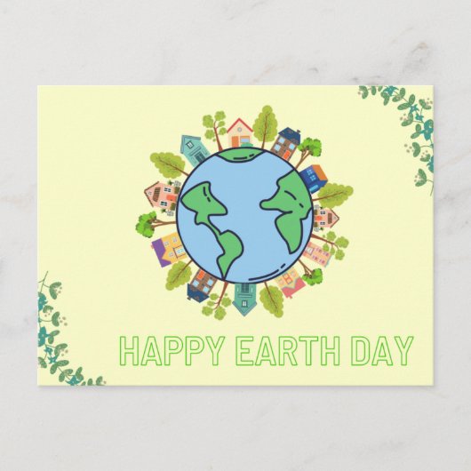 Werelddag van de Aarde Briefkaart (Voorkant)
