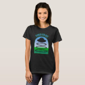 Werelddag van de Alien Abductie Spaceship Futurist T-shirt (Voorkant volledig)