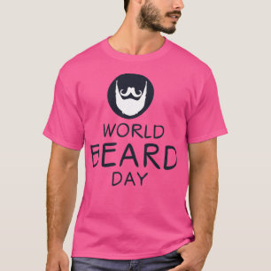 Werelddag van de baard op 4 september t-shirt