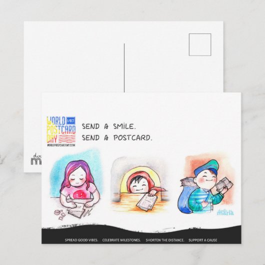 Werelddag van de Briefkaart (Voorkant / Achterkant)