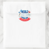 werelddag van de brieven vierkante sticker (Tas)