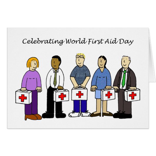 Werelddag van de eerste hulp september (Voorkant Horizontaal)