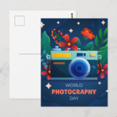 Werelddag van de fotografie briefkaart (Voorkant / Achterkant)