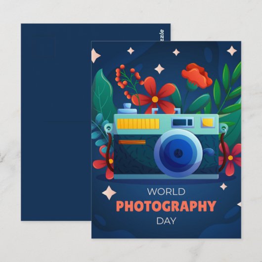 Werelddag van de fotografie briefkaart (Voorkant / Achterkant)