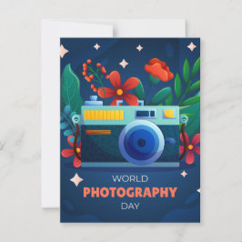 Werelddag van de fotografie briefkaart